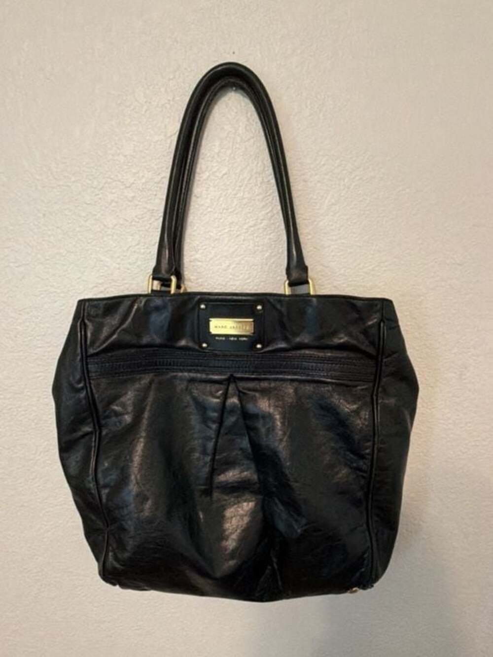 Marc Jacobs Palais Royal Kristen Glazed Leather Tote Bag